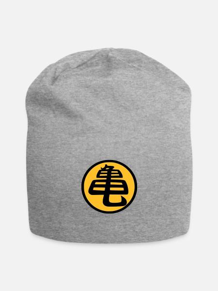 Kame (tortue) - Bonnet en jersey - gris chiné