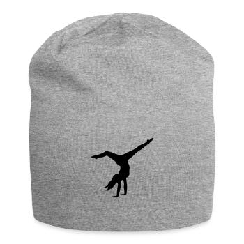 Turnen Handstand - Jersey-Beanie - Grau meliert - Vorne