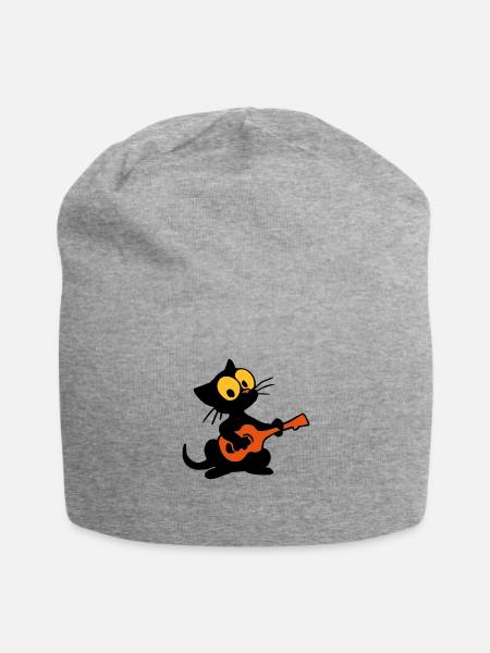 Georgie macht Musik - Jersey-Beanie - Grau meliert