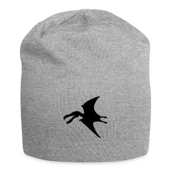 Dinosaurier primeval times Urzeit TRex T-Rex Earth - Jersey Beanie - heather grey - Front