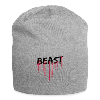 goutte de sang bodybuilder bête mode monstre fort - Bonnet en jersey - gris chiné - Devant