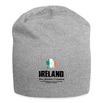 Kleeblatt - Irland Flagge - Jersey-Beanie - Grau meliert - Vorne