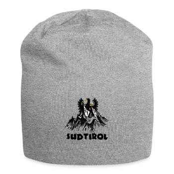 Südtirol - Jersey-Beanie - Grau meliert - Vorne