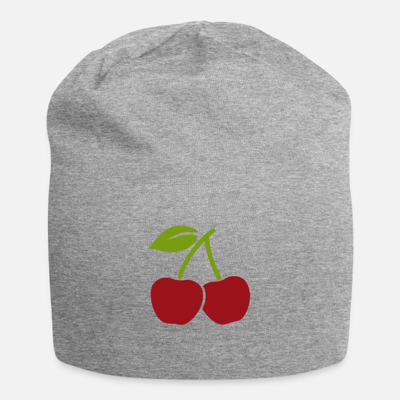 KIRSCHEN - Jersey-Beanie - Grau meliert