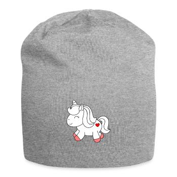 pony - Jersey Beanie - heather grey - Front