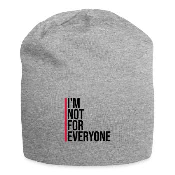Im not for everyone - Jersey Beanie - heather grey - Front