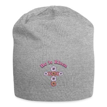 Happy Easter Easter Easter Egg Easter Celebration Easter - Jersey Beanie - heather grey - Front