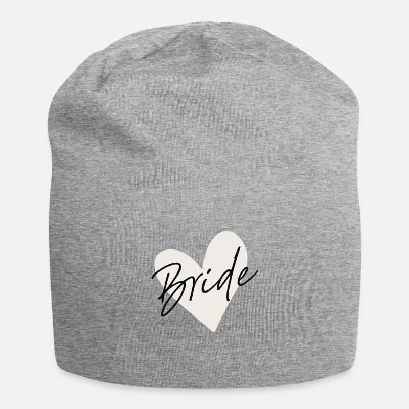 Mariée - Bonnet en jersey - gris chiné