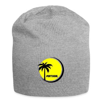 Portugal - Bonnet en jersey - gris chiné - Devant