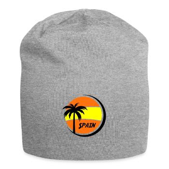 Espagne - Bonnet en jersey - gris chiné - Devant