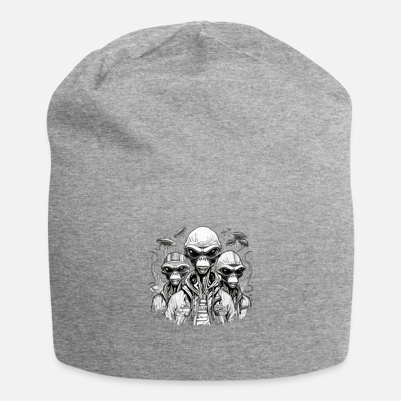 Rap extraterrestre - Bonnet en jersey - gris chiné