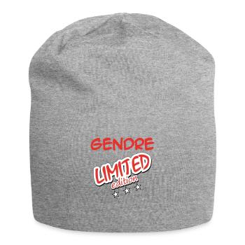 GENDRE LIMITED EDITION - Jersey Beanie - heather grey - Front