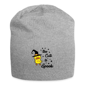 Trop mignon pour effrayer 02 - Bonnet en jersey - gris chiné - Devant