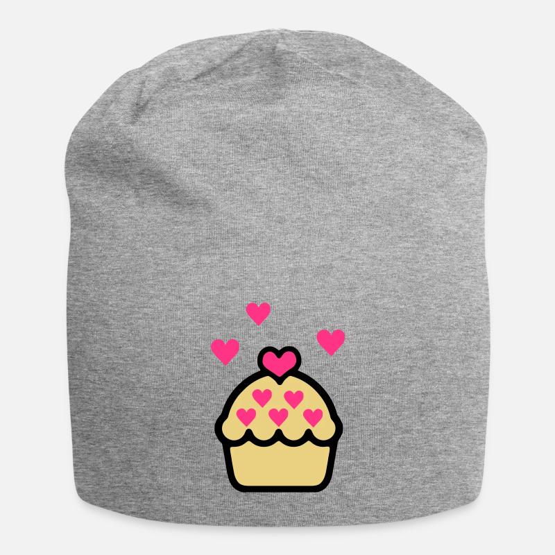 cupcake - Bonnet en jersey - gris chiné