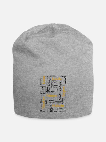 Ruhrpott - Jersey-Beanie - Grau meliert