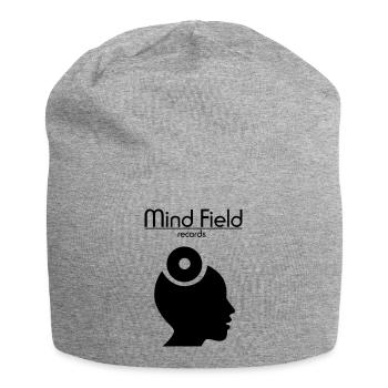 Mind Field Records - Custom Label Logo Design - Jersey-Beanie - Grau meliert - Vorne