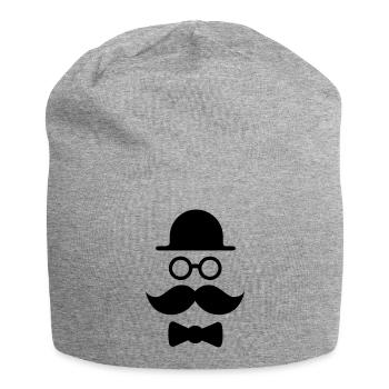 The Detective - Jersey Beanie - heather grey - Front
