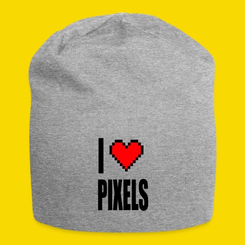 I Love Pixels - Czapka krasnal z dżerseju