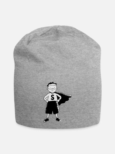 Enfant superbe - Bonnet en jersey - gris chiné
