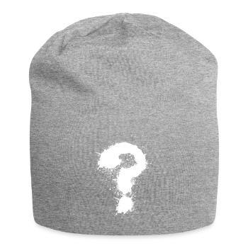 Point d'interrogation - Bonnet en jersey - gris chiné - Devant