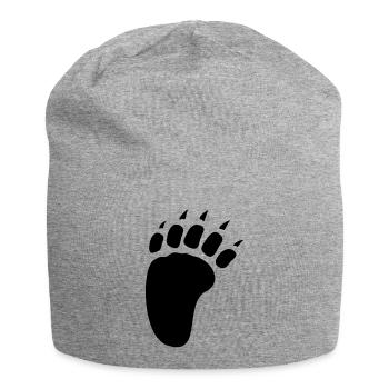 BEARFOOT - Jersey-Beanie - Grau meliert - Vorne