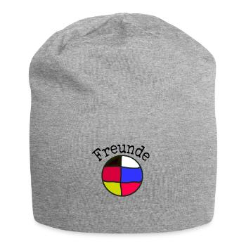 Freunde - Jersey-Beanie - Grau meliert - Vorne