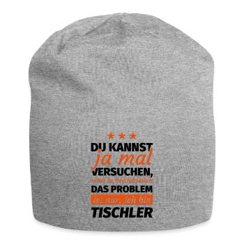 Tischler - Jersey-Beanie - Grau meliert - Vorne