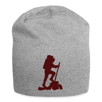backpack suitcase backpack bag briefcase58 - Jersey Beanie - heather grey - Front