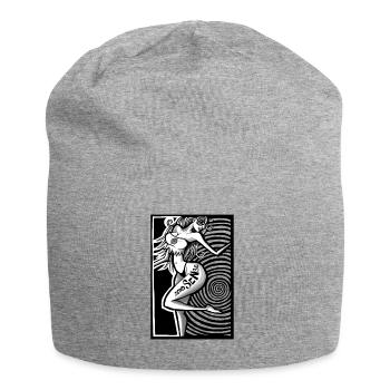 hypnotic love - Jersey-Beanie - Grau meliert - Vorne