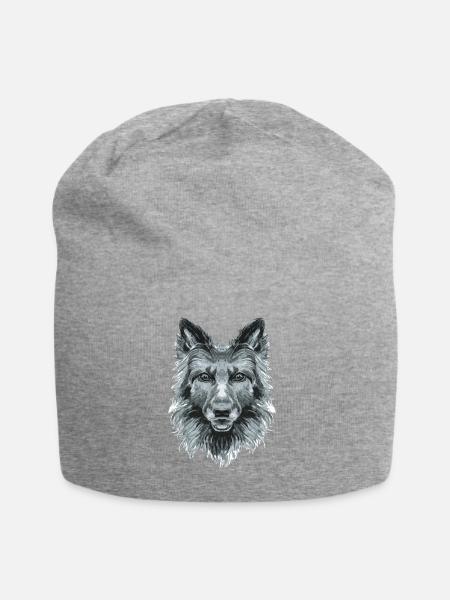 Dog - Jersey Beanie - heather grey
