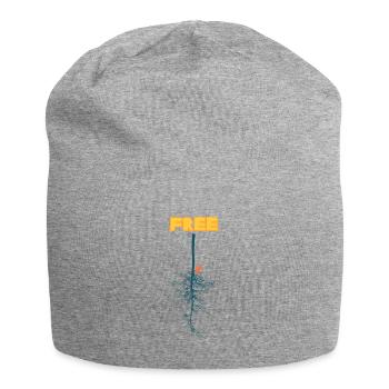 Free - Jersey Beanie - heather grey - Front