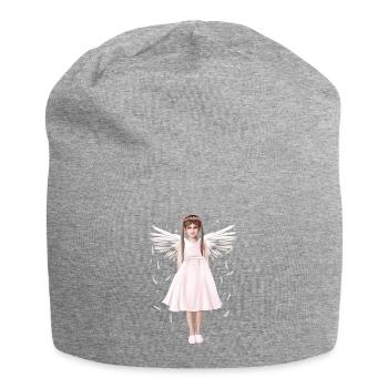Angel or (B) angel - Jersey Beanie - heather grey - Front