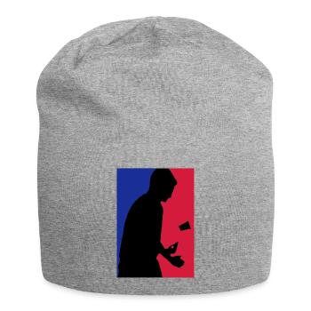 Flip Cup - Jersey-Beanie - Grau meliert - Vorne