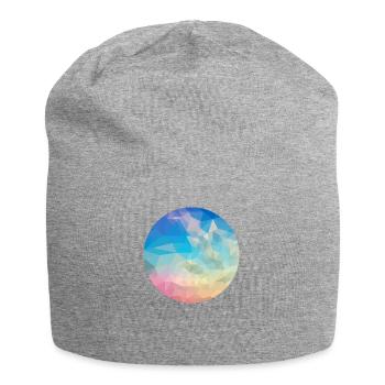 abstract - Jersey Beanie - heather grey - Front