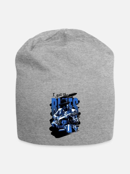 Got the blues - Jersey-Beanie - Grau meliert