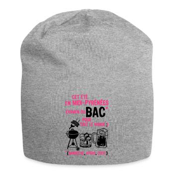 Fach Midi Pyrenees Öffnung gekocht Grill Bier - Jersey-Beanie - Grau meliert - Vorne