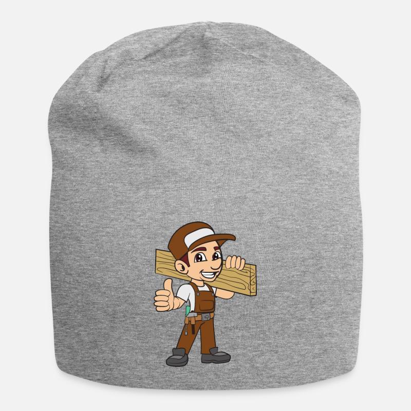 Menuisier charpentier - Bonnet en jersey - gris chiné