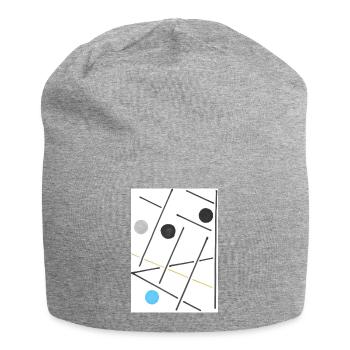 Biasio - Jersey-Beanie - Grau meliert - Vorne