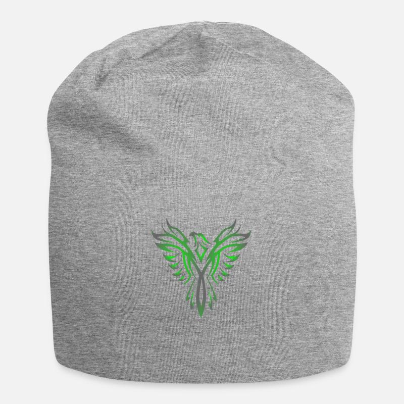 Tribal Phoenix - Bonnet en jersey - gris chiné