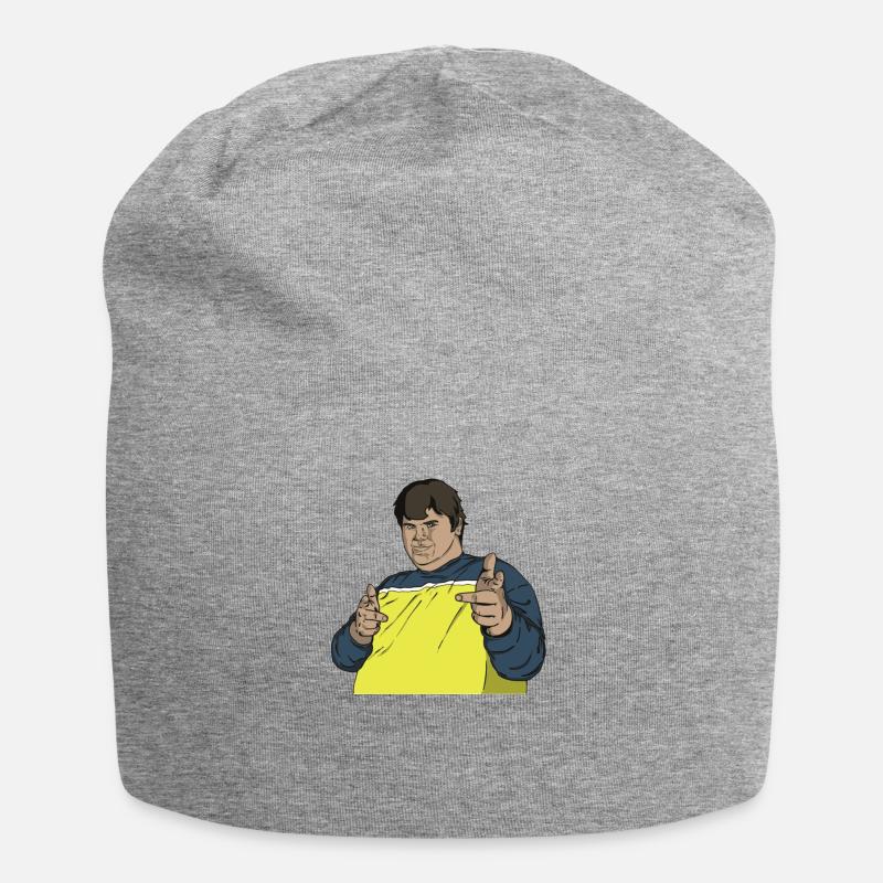 Fat man - Jersey Beanie - heather grey