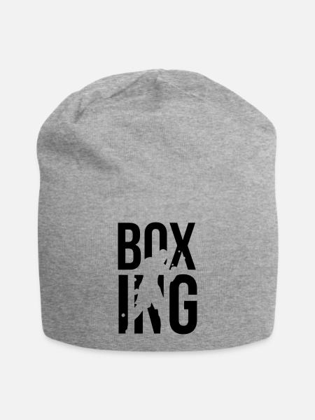 boxe - Bonnet en jersey - gris chiné