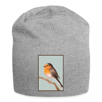robin - Jersey Beanie - heather grey - Front