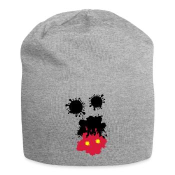 Mouse taches - Bonnet en jersey - gris chiné - Devant
