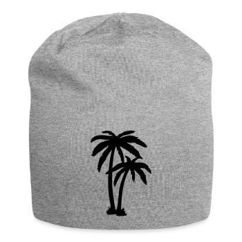 palme_f1 - Bonnet en jersey - gris chiné - Devant