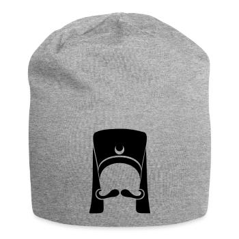 Osmanische Janitscharen Osmanli Yeniceri - Jersey-Beanie - Grau meliert - Vorne
