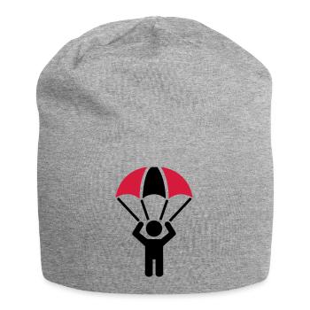 Fallschirm - Jersey-Beanie - Grau meliert - Vorne