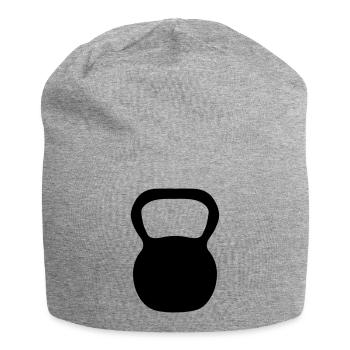 Kettle Bell - Jersey Beanie - heather grey - Front
