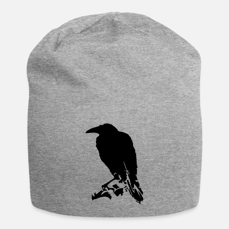 Raven / Raven (1c) - Jersey Beanie - heather grey