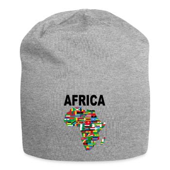 AFRIKA - Jersey-Beanie - Grau meliert - Vorne