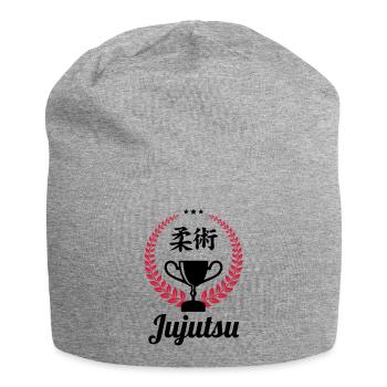 Jujutsu Jiu Jitsu Jiujitsu Ju-jitsu Jiu-jitsu - Jersey Beanie - heather grey - Front